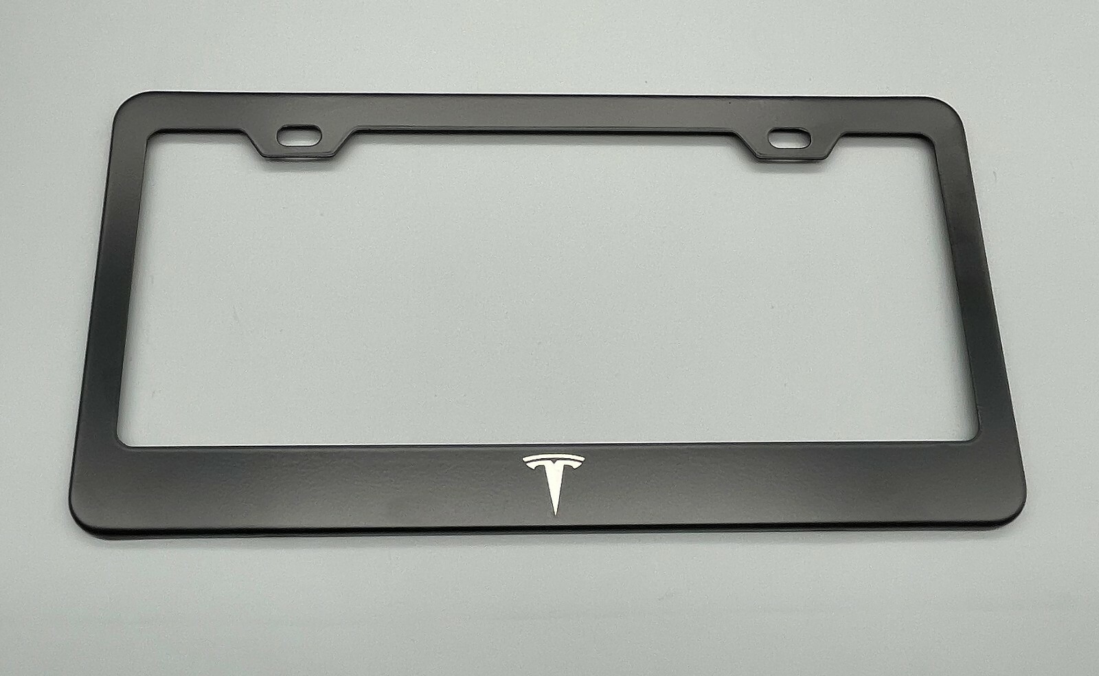 Tesla Logo Laser Engraved License Plate Frame Stainless Steel Rust Free