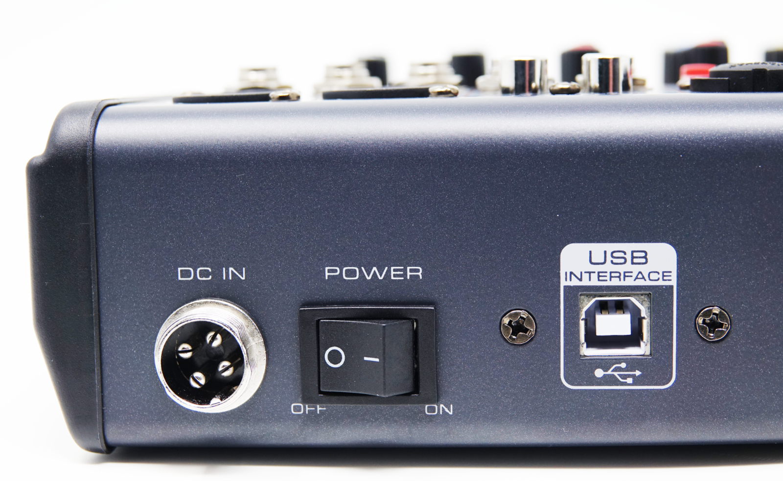 Professional Karaoke Mixer, 6 Channel Mixer With USB Effects, PearlRidge Sound