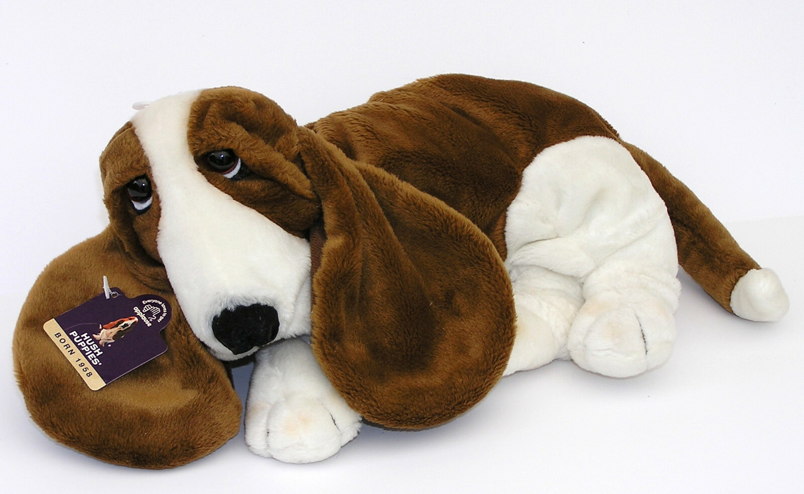 Nwt Applause Hush Puppies Plush Laying Basset Hound Dog Large 14 のebay公認海外通販 セカイモン