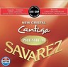 Savarez Classical Guitar Strings Cantiga and Creation Premium 510CRP Cristal Trebles, Cantiga Basses, Normal Tension, Full Set (STSAV51-50487)