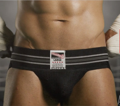 Aussiebum Classic Jock Black Jockstrap  ''X-Large''