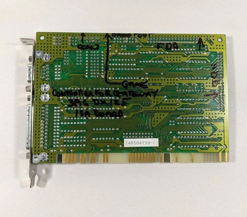 Vintage Acer MIO-400KF Rev C ISA Expansion PCB Board *Tested Working*