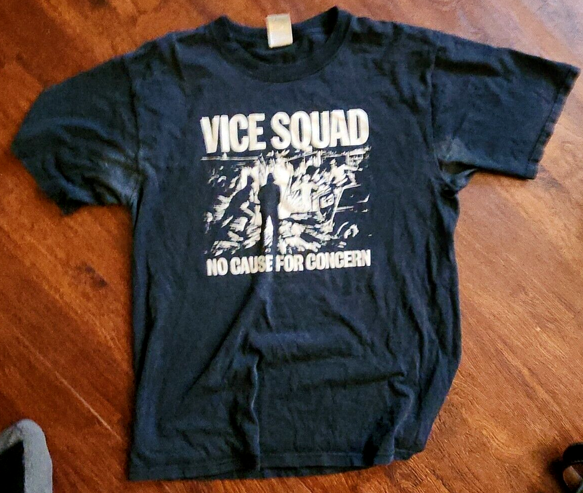 Vice Squad No Cause for Concern Large t-shirt english punk contingent tv brakes