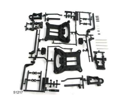 Tamiya TT-01D/R/E B-Teile Querlenk./Kar.-Halter Nr 51217