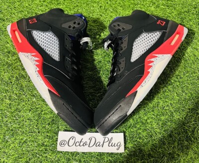 Nike Air Jordan 5 Retro Top 3 Black Red Grape Mens Size CZ1786-001