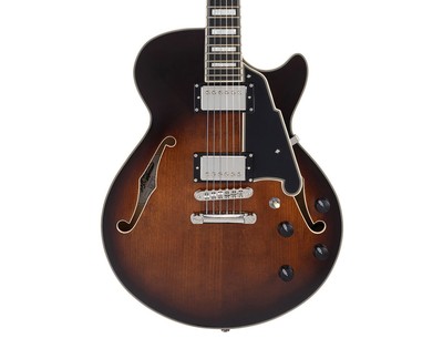 D'Angelico Premier SS Electric Guitar w/Gig Bag -  Brown Burst