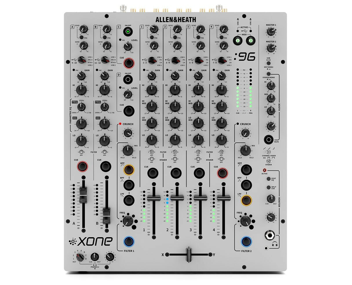 Allen & Heath XONE:96 Professional 6-Channel Analog DJ Mixer with PIONEER X7 HP