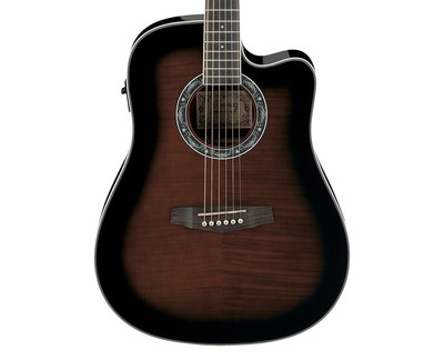 Ibanez PF28ECEDVS Performance A/E Guitar - Dark Violin Sunburst