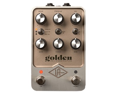 Universal Audio UAFX GOLD Golden Reverberator/Reverb Stereo Effects Pedal