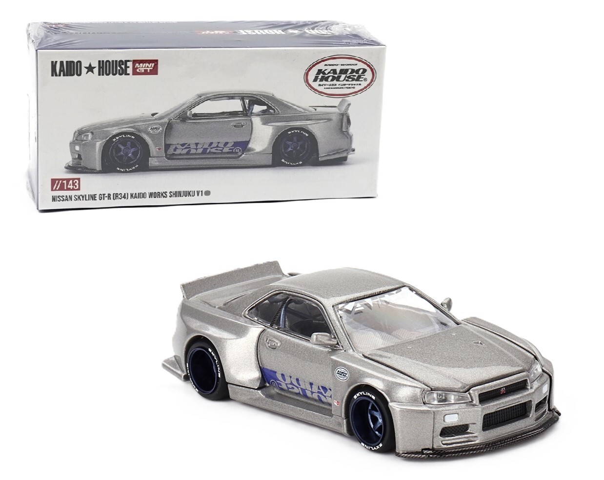 NISSAN SKYLINE GT-R KAIDO WORKS 街道ハウス Kaido GT Skyline GT-R (R34) Kaido Works™ Shinjuku V2 – KAIDO
