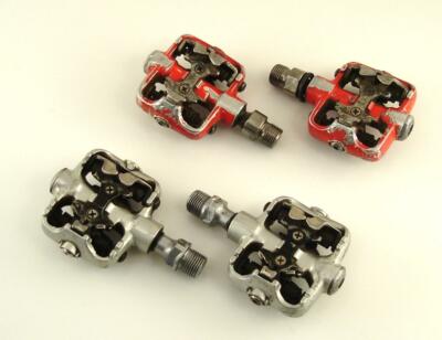 パーツ Ritchey Logic pedals 2 used PAIRS of RITCHEY Pedals Clipless SPD Titanium Road
