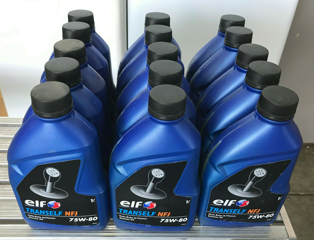 3l Elf Tranself Nfj 75w-80 Manual Transaxle Gear Lube 999mp-mtf20p Renault