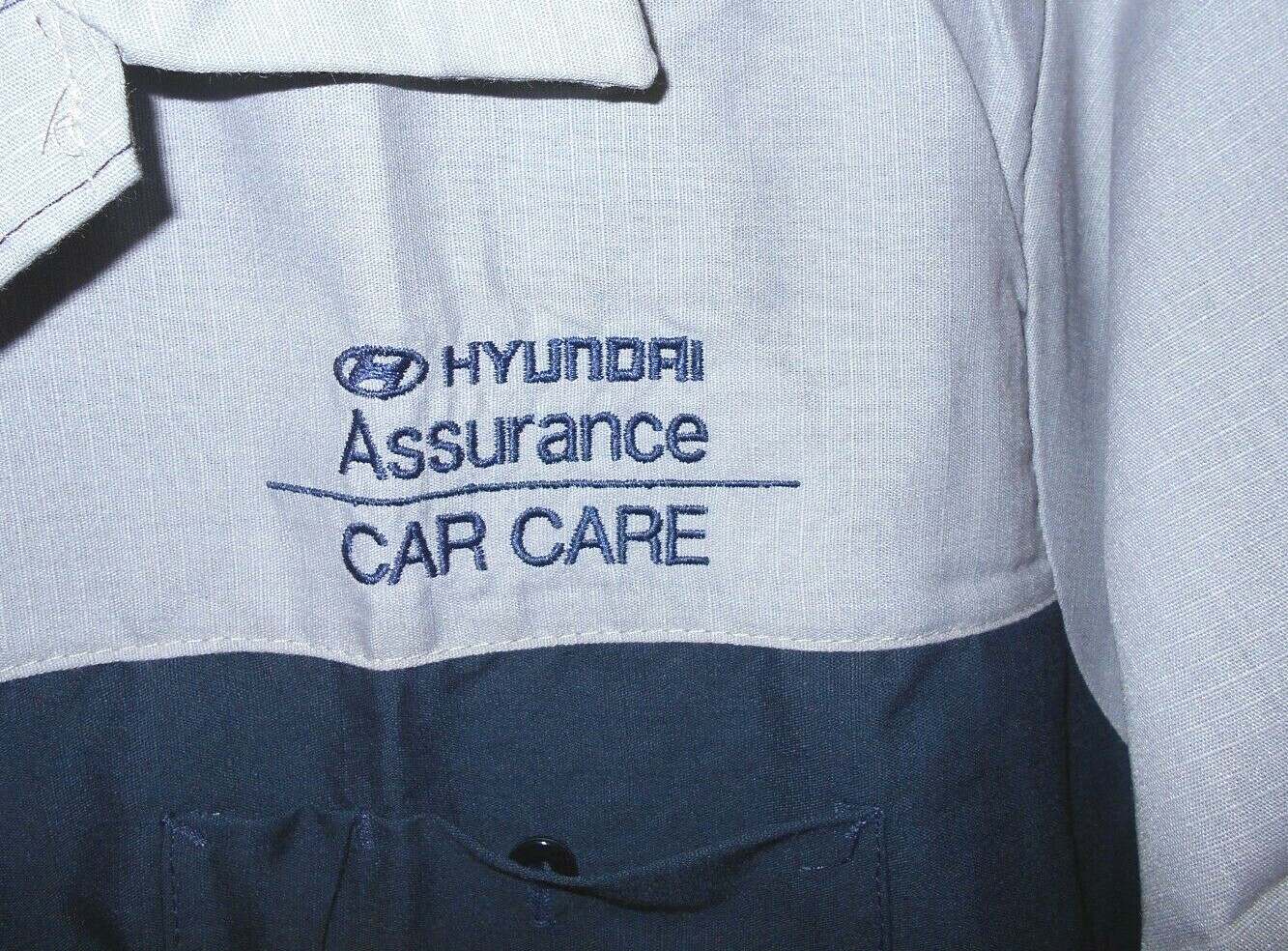 2 NEW RED KAP Short Sleeve Hyundai Assurance Car Care Technician Work Shirts XL