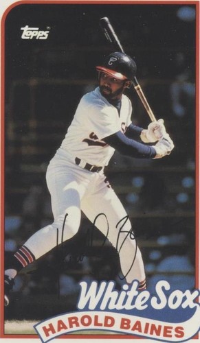 1989 Topps/LJN Baseball Talk - Harold Baines #88