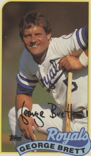 1989 Topps/LJN Baseball Talk - George Brett #52
