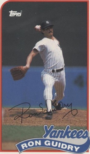 1989 Topps/LJN Baseball Talk - Ron Guidry #110