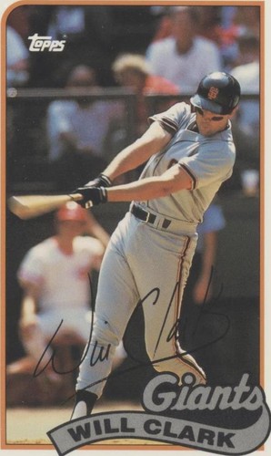 1989 Topps/LJN Baseball Talk - Will Clark #47