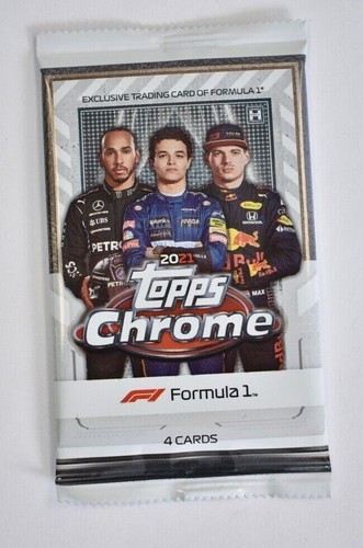 2021 Topps Chrome Formula 1 F1 Sealed LITE Hobby Pack - 1