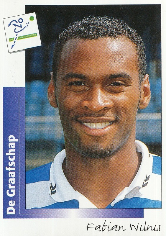 364 Fabian Wilnis # Netherlands De Graafschap Sticker Panini Voetbal 96