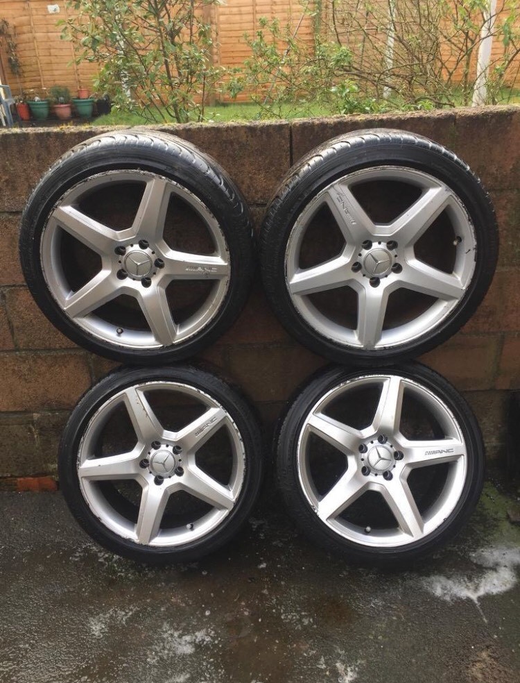 Mercedes alloy wheels 225/40/18 in Glasgow City Centre, Glasgow Gumtree