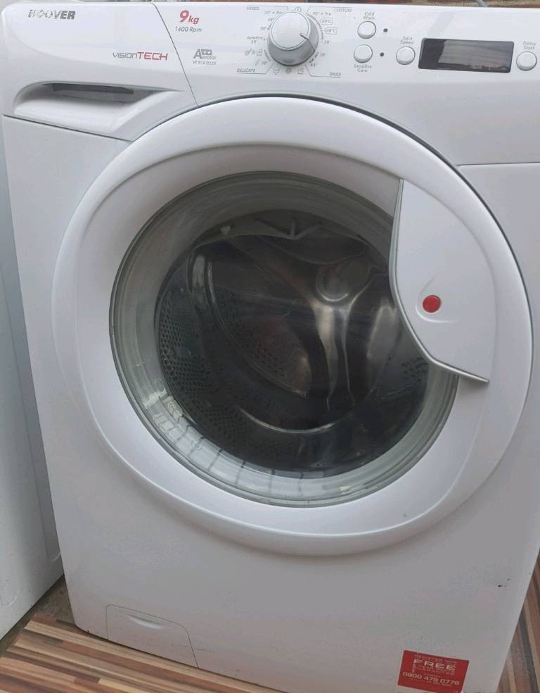 Hoover 9kg visiontech washing machine in good condition in Luton