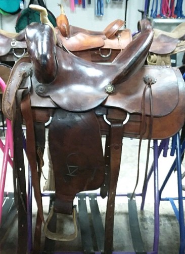 15” Antique Collectors High back Ranch Saddle