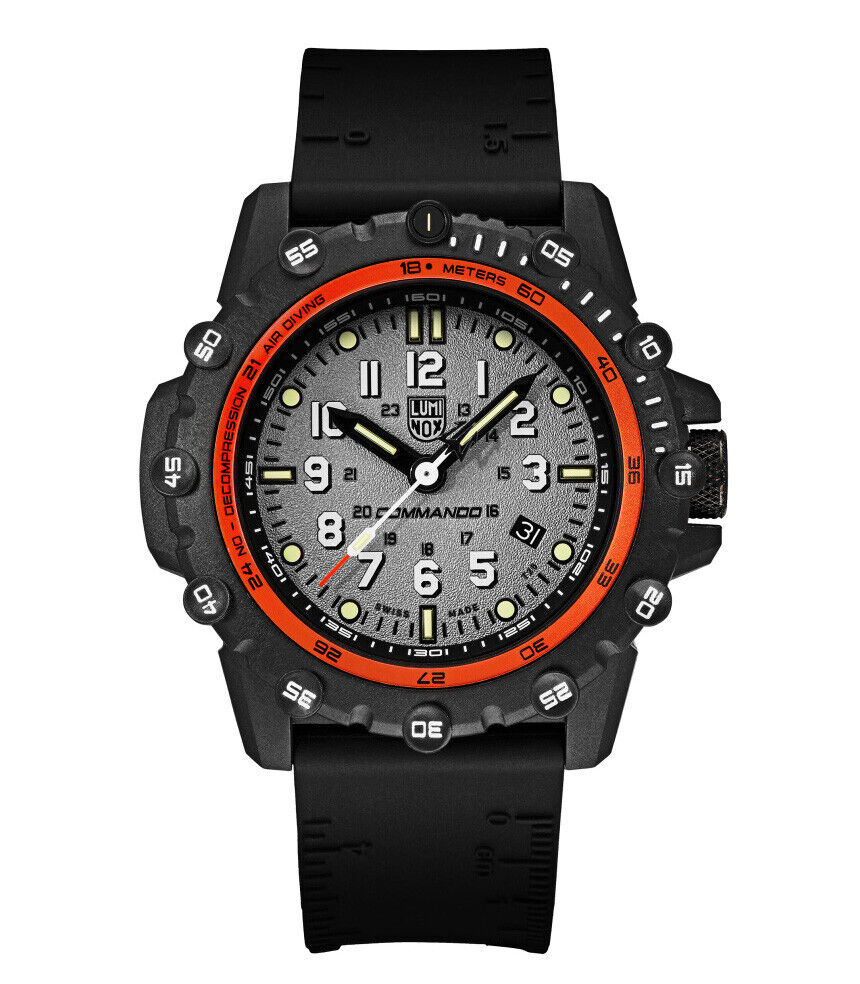 Pre-owned Luminox Original  3301 Commando Frogman Quartz Watch Men's Diver 200m Swiss Made