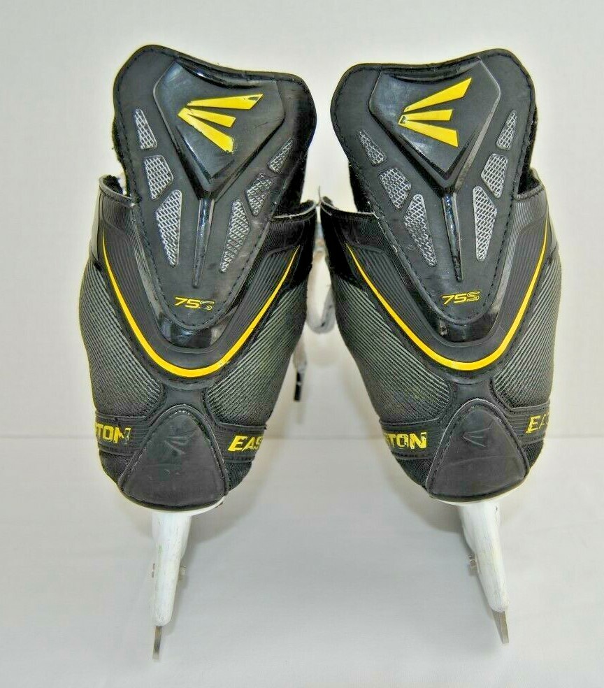EASTON STEALTH 75S YOUTH SIZE 2.0D JUNIOR ICE HOCKEY SKATES  STAINLESS STEEL