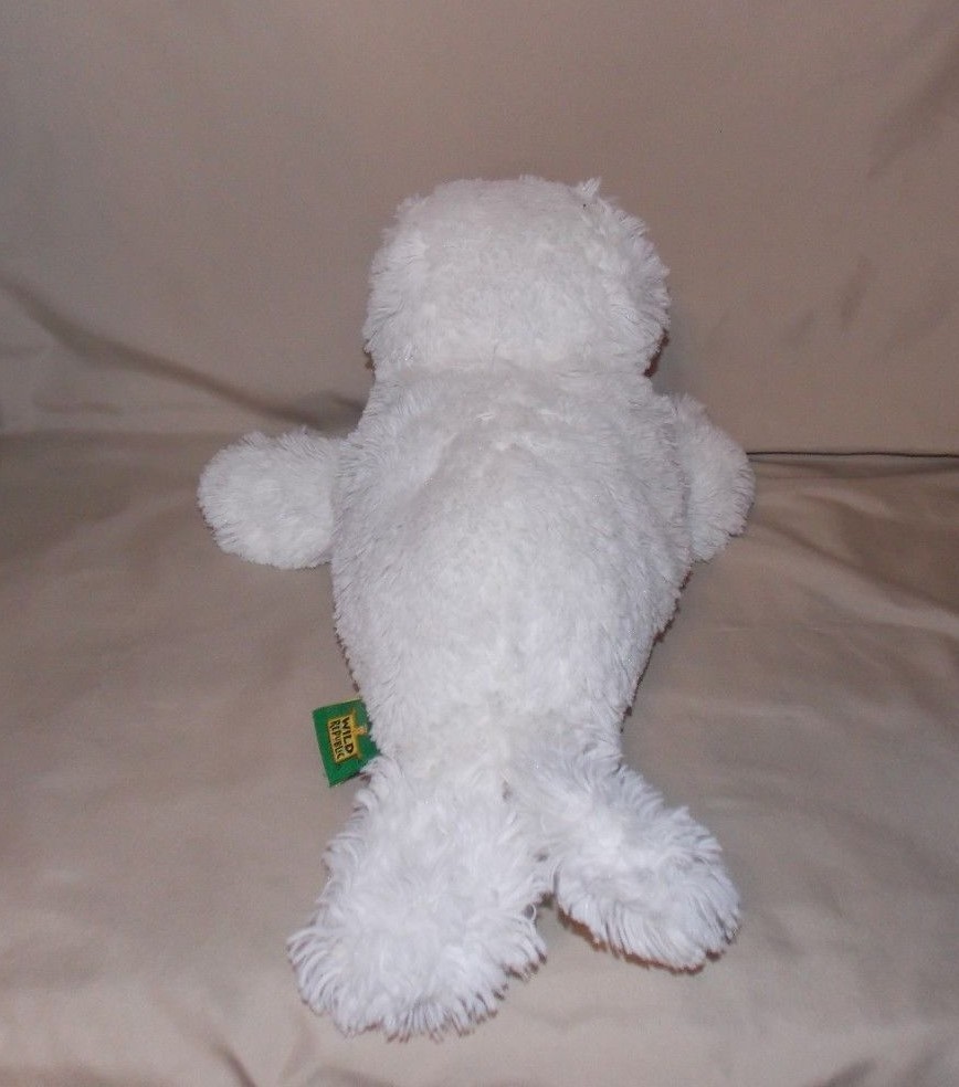 2012 Wild Republic Harp White Seal Pup Stuffed Plush 16