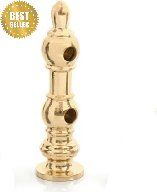 Solid Brass Gallery Spindles for Furniture Accents (Single Post or Double Post)