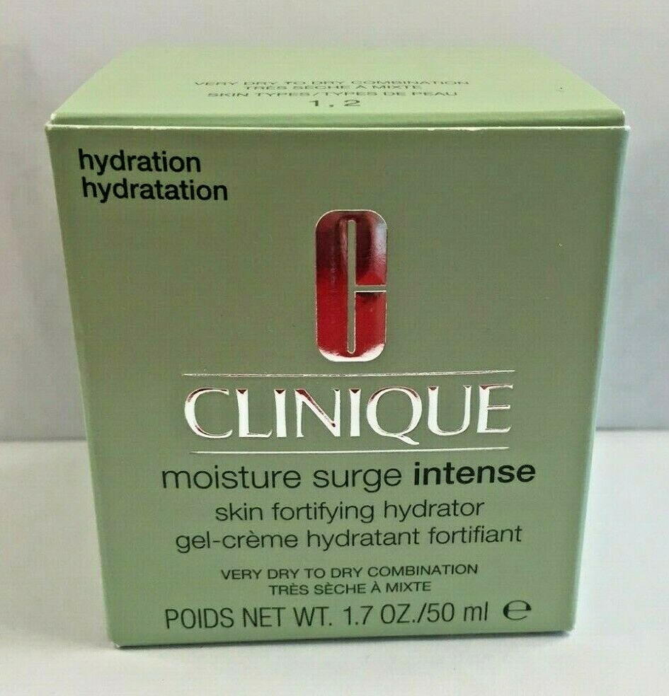 New Box Clinique Moisture Surge Intense Skin Fortifying Hydrator 0.5/1.7/2.5 oz