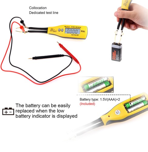 Digital Clamp SMD Tester Multimeter Tweezers Resistance Capacitance Meter 5999C