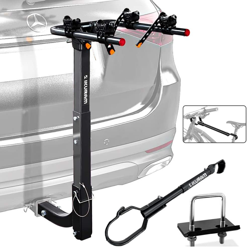 Carrier Racks Hitch Mount Double Foldable Rack For Cars, Tru