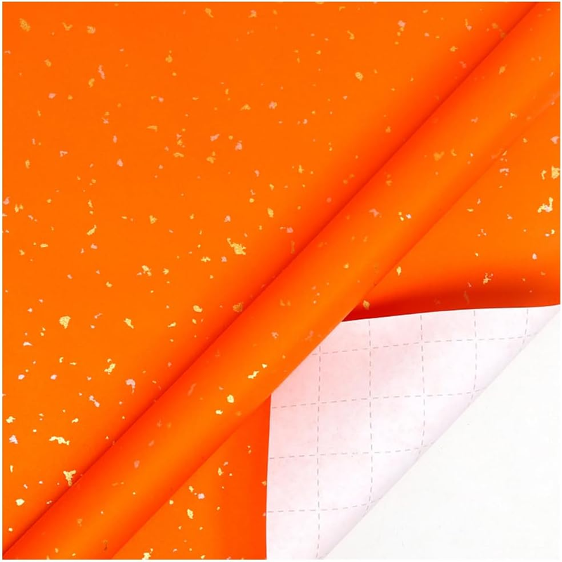 Gift Wrapping Paper Roll, Orange Birthday Gift Paper 43Cm X 10M | Luxury Neutral