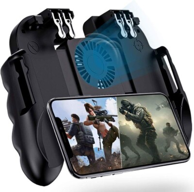 Warzone Mobile Phone Cooling Fan Game Controller Gamepad Trigger for IOS Android