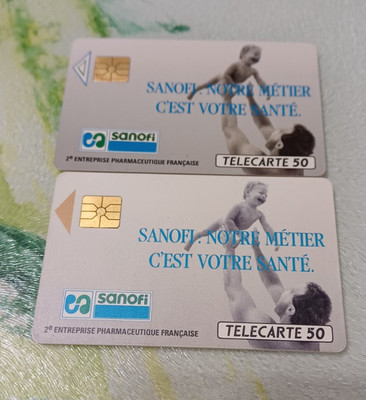 lot TELECARTES 2 SANOFI privées