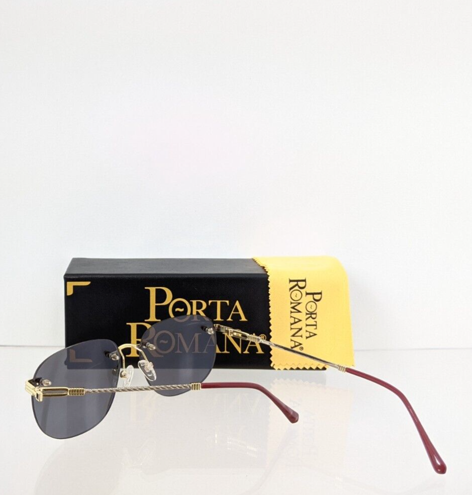 Pre-owned Porta Romana Authentic  Sunglasses Mod. 1009 Col. 100w Vintage Frame In Blue