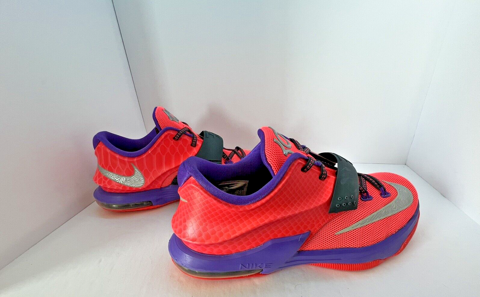 Nike KD Kids Basketball Shoes Orange/Purple Kevin Durant