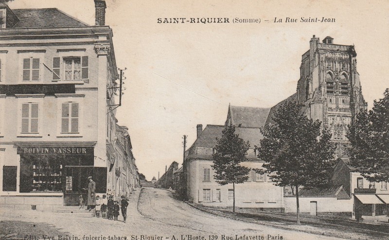 Saint-Riquier, La Rue Saint-Jean ; Boutique Boivin Vasseur - Enfants