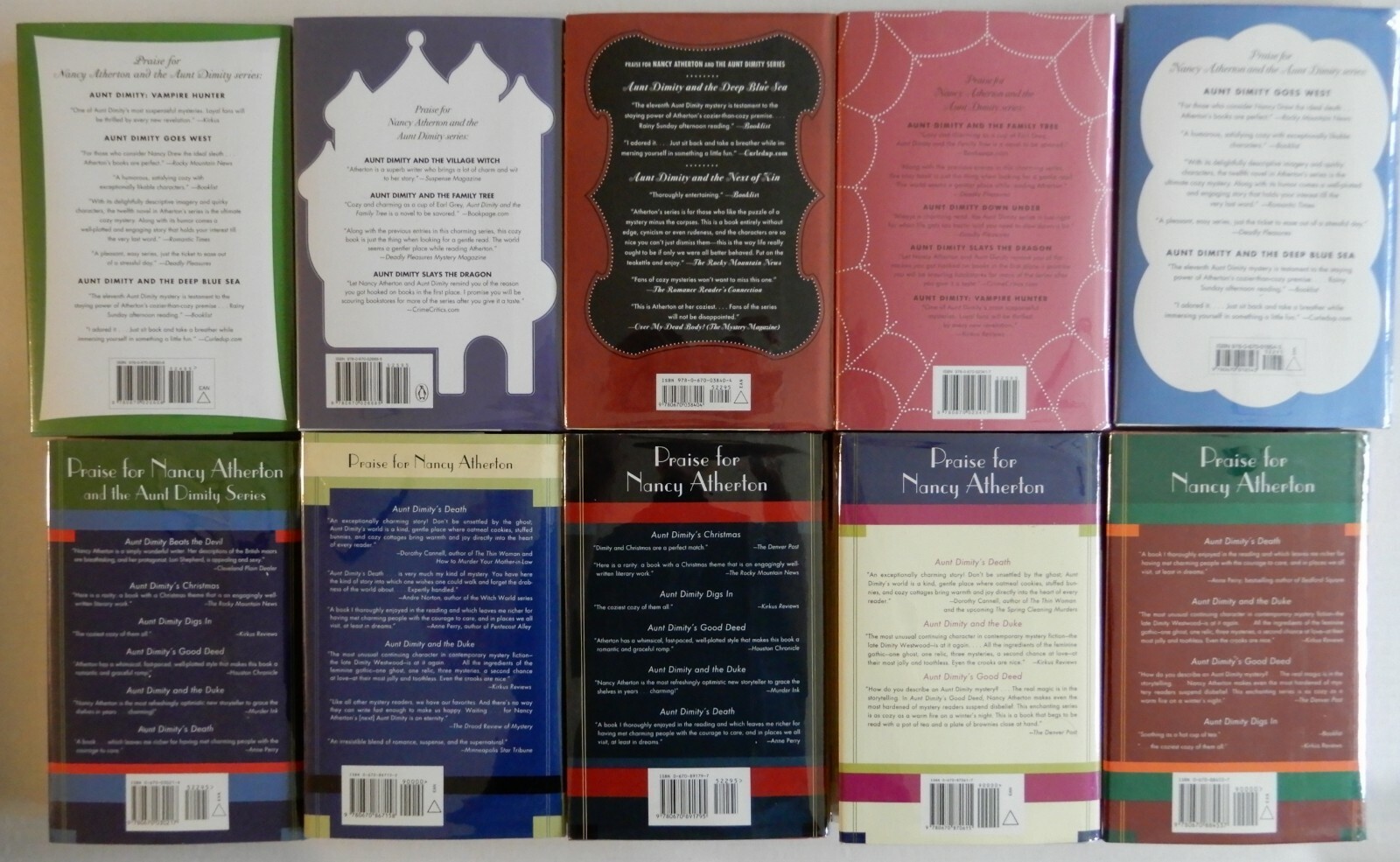 LOT OF 10 NANCY ATHERTON 