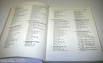 Vintage COMPUTING Computer Operations/Marjorie Leeson/Procedure/Management BOOK