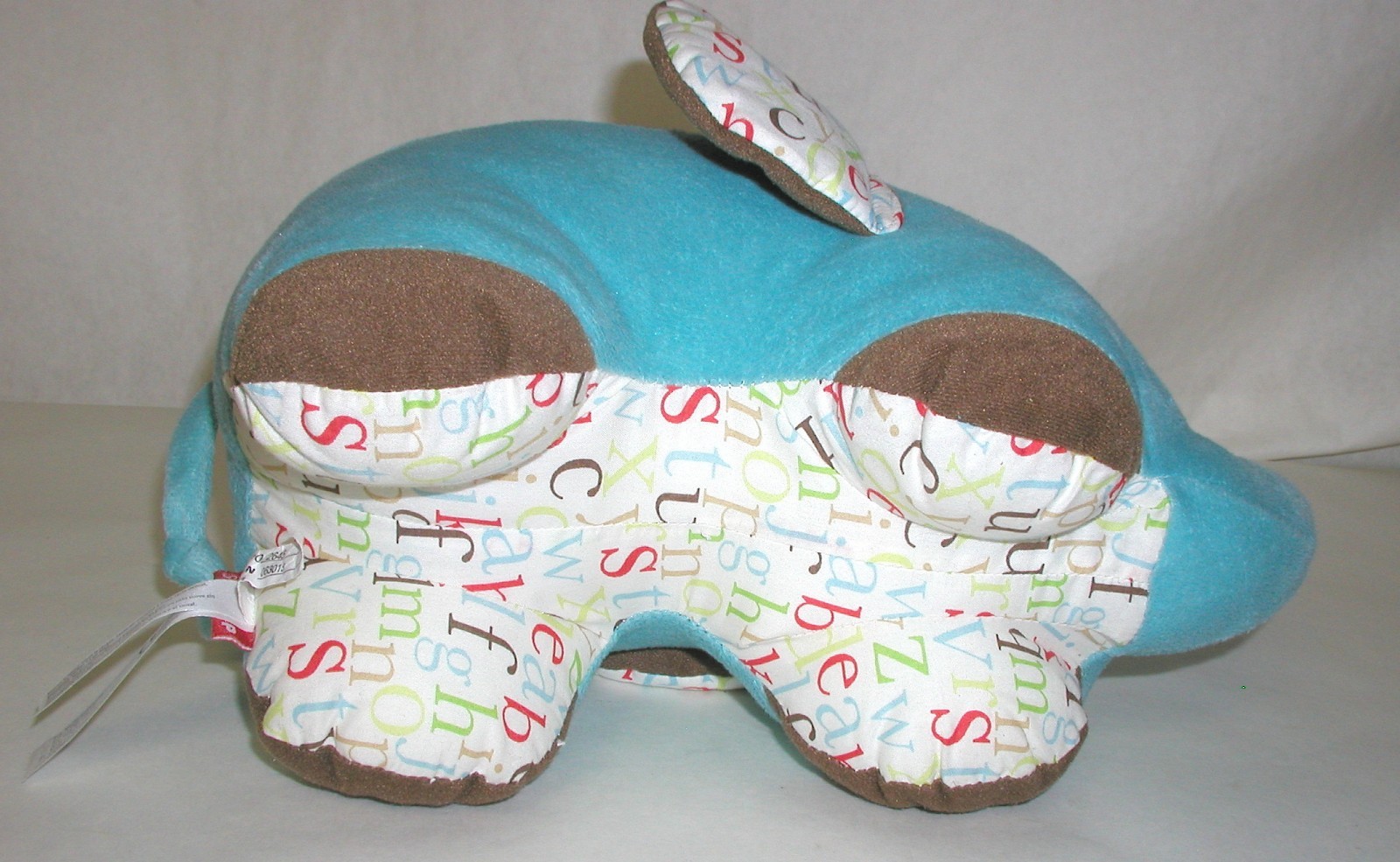 SKIP HOP  Alphabet ZOO Plush ELEPHANT - BLUE * E * CUTE!! 14