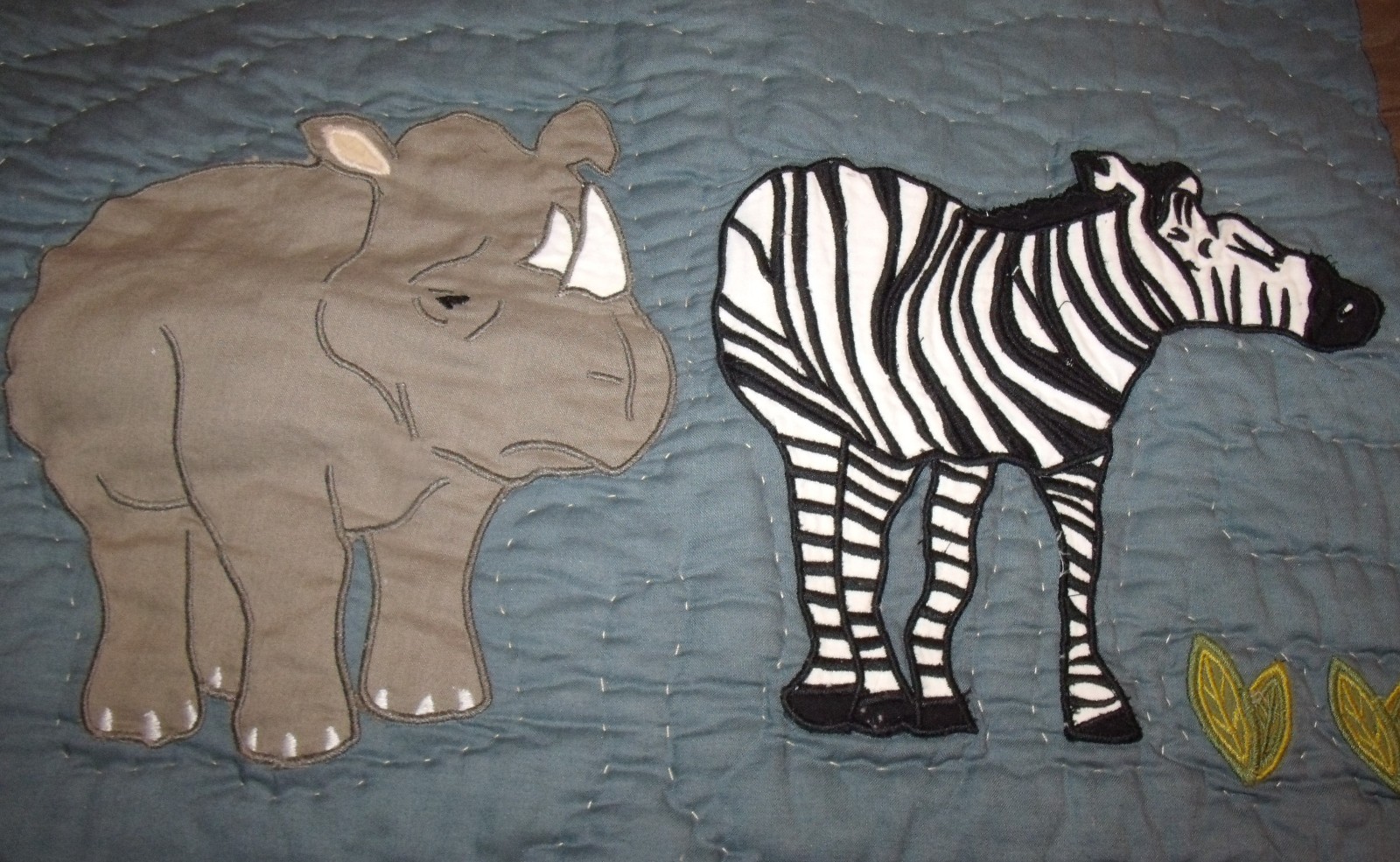 company store kids hippo and zebra pillow sham twin