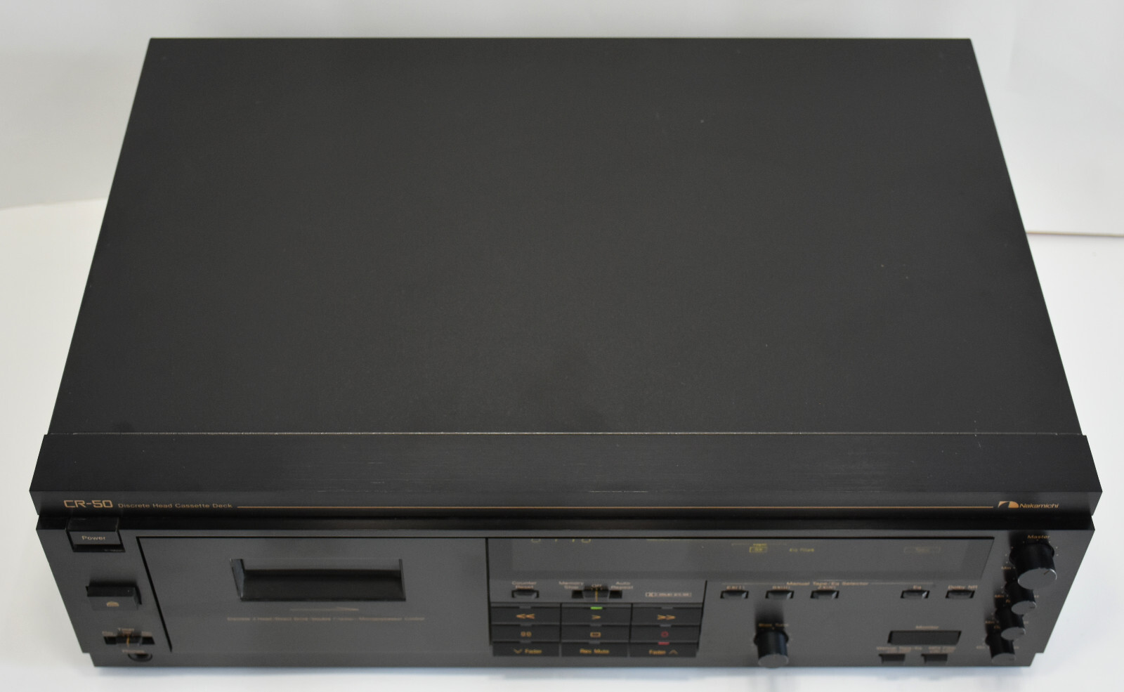 Nakamichi CR-50 Cassette Deck Discrete 3 Head Dual Nakamichi CR-50 Cassette Deck Discrete 3 Head Dual