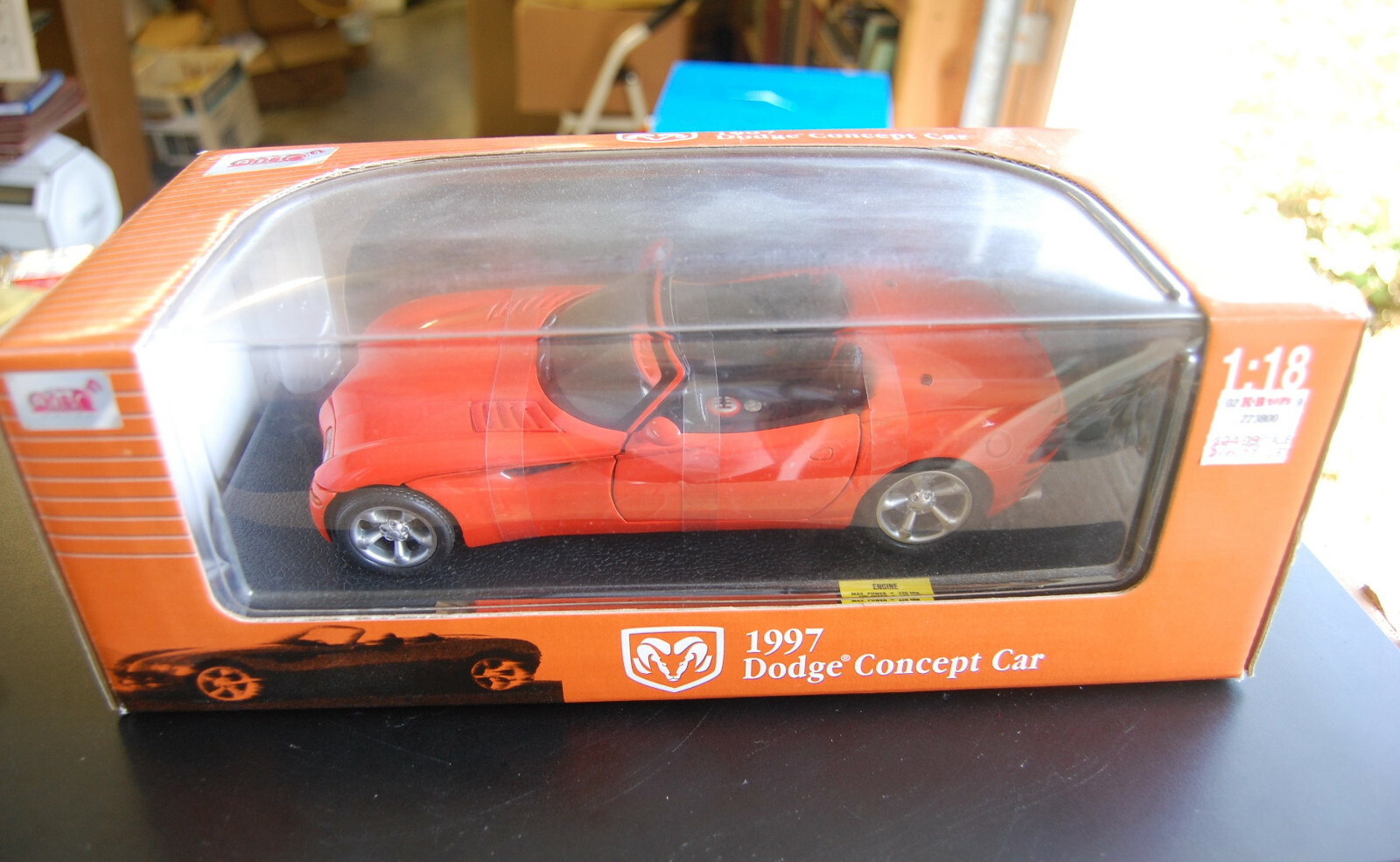 1/18 未開封品 Dodge Concept Car オレンジ Anson 1997 Dodge Copperhead Concept Car 1:18 Orange Diecast
