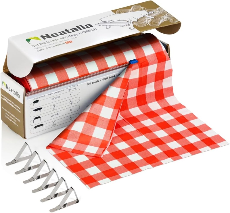 Roll | Disposable Red Check