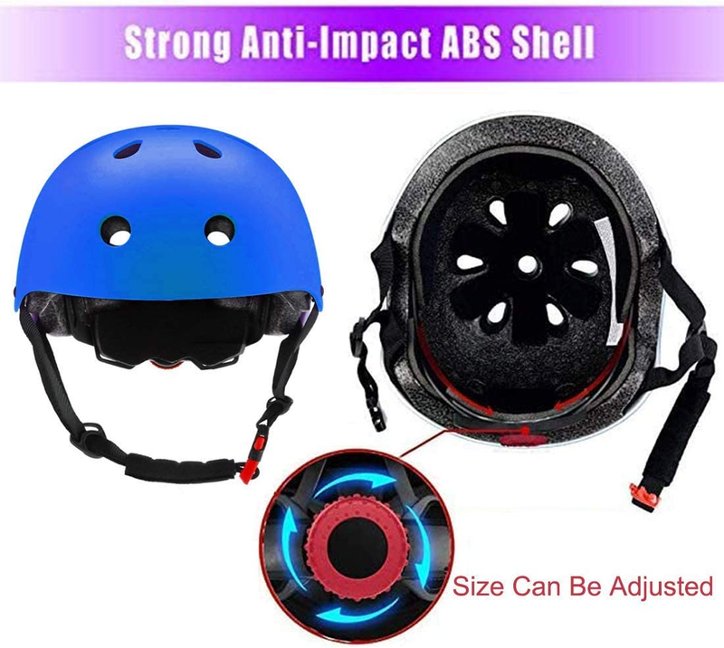 Adjustable Helmet for Ages 3-16 Kids Toddler Boys Girls Youth,Protective Gear wi