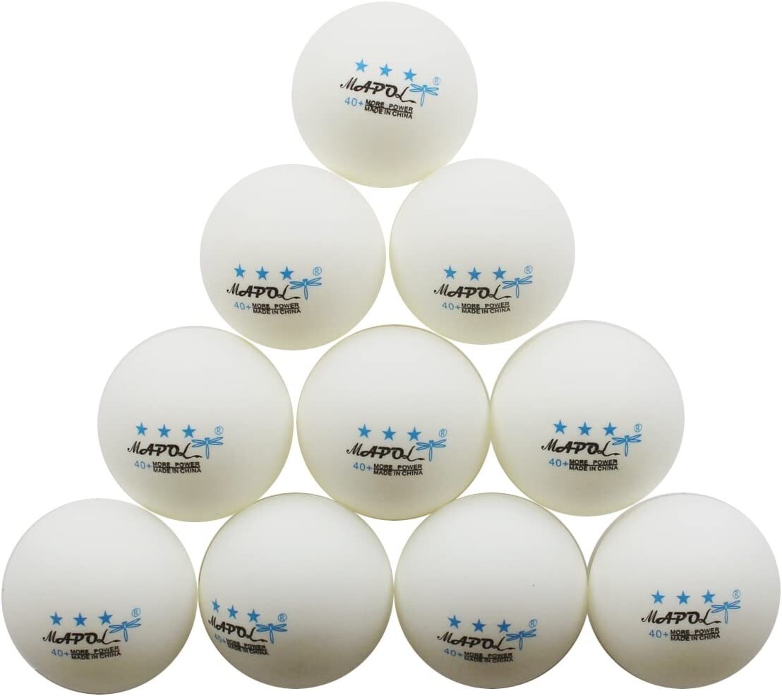 Ping Pong Balls 3 Stars Rating  Ball Size 40MM Olympic Table Tennis [20 White]