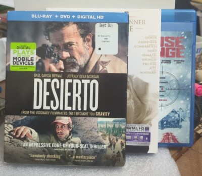 Desierto/12 Years A Slave/Close Range Blu ray