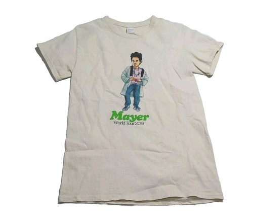John Mayer T-shirt World Tour 2019 Concert Band Double Sided